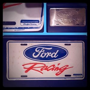 Ford Racing Aluminum license plate